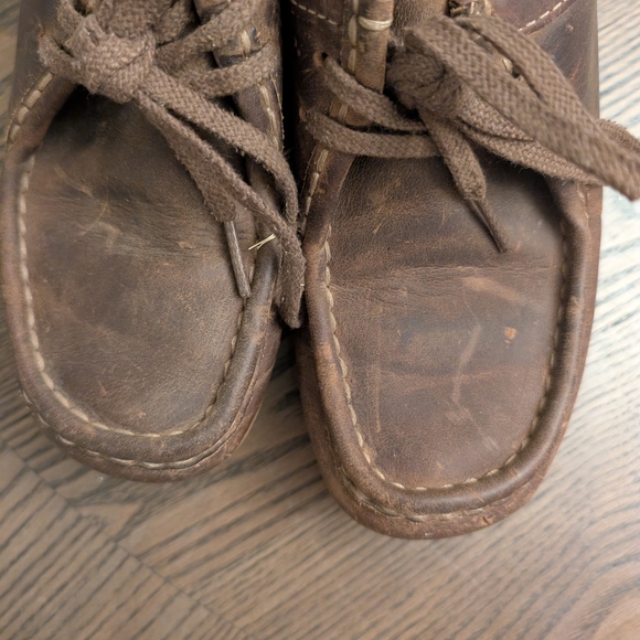 Clarks Brown Leather Wallabee Size 6 - Picture 5 of 7